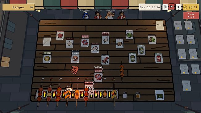 StackBBQ: Chinese Skewer Simulator