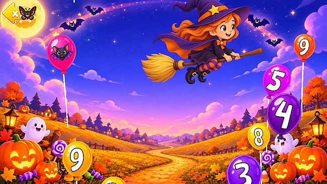123 Early Learning Halloween Games for Kids, Toddlers, Babies