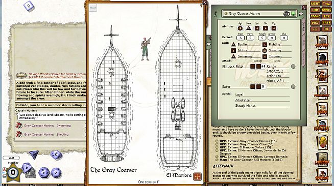 Fantasy Grounds - SW: Savage Tales #1: Privateer's Bounty!