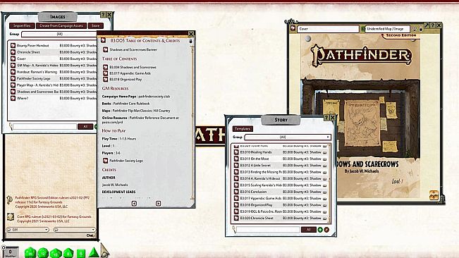Fantasy Grounds - Pathfinder 2 RPG - Pathfinder Bounty #3: Shadows and Scarecrows