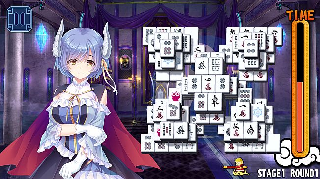 Pretty Girls Mahjong Solitaire [BLUE]