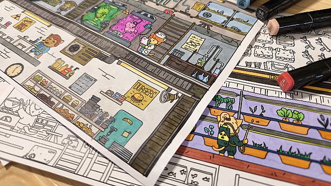 FIND ALL: Bunker - Coloring Book