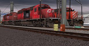 Trainz Plus DLC - CP SD40-2 #5865-5879 Dual Flags