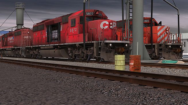 Trainz Plus DLC - CP SD40-2 #5865-5879 Dual Flags