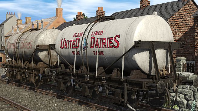 Trainz 2019 DLC - UK 6 Wheel Milk Tanker Pack 1