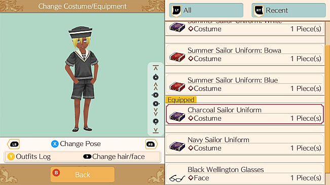 Summer Sailor Set - WorldNeverland - Daily Life in the Elnea Kingdom - Another Life Adventure