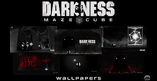 Darkness Maze Cube - Wallpaper