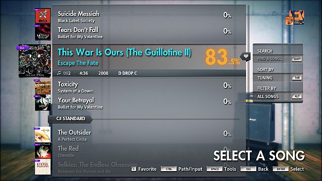 Rocksmith 2014 Edition – Remastered – Escape The Fate - “This War Is Ours (The Guillotine II)”
