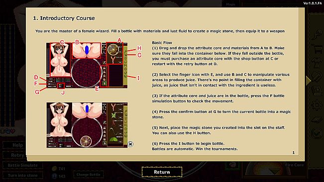 Magic Hentai Juice Battle