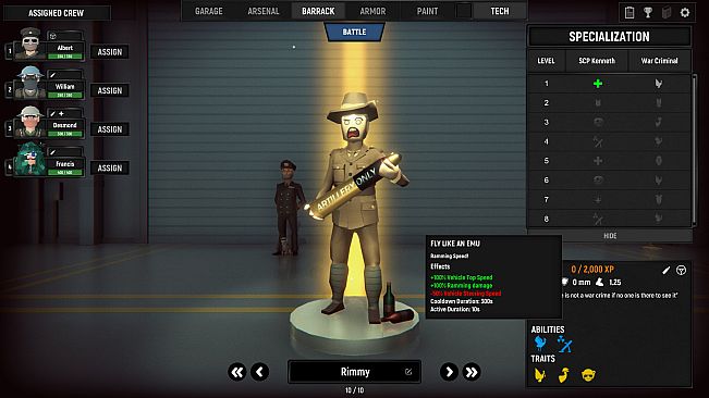 Armored Battle Crew [World War 1] - Tank Warfare and Crew Management Simulator