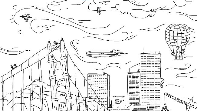 Looking For Cats In a Badly Drawn City