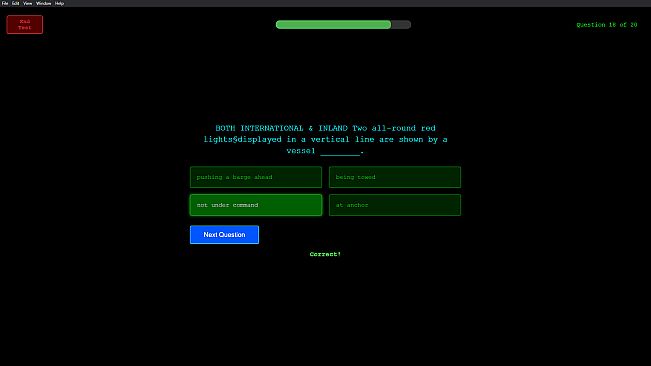 Watchstander: COLREGS/Rules of the Road Training Administrator