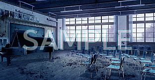 RPG Maker MZ - Minikle's Background CG Material Collection Abandoned School  Horror part01 A