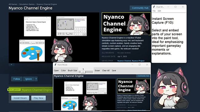 Nyanco Channel Engine