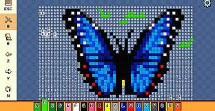 Pixel Cross Stitch - Flowers and Butterflies Pack 2