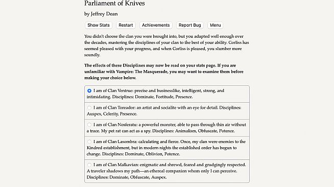 Vampire: The Masquerade — Parliament of Knives — What Stares Back