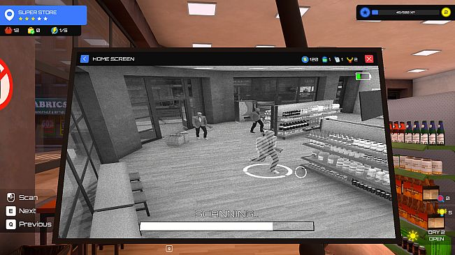 Supermarket Guard Simulator