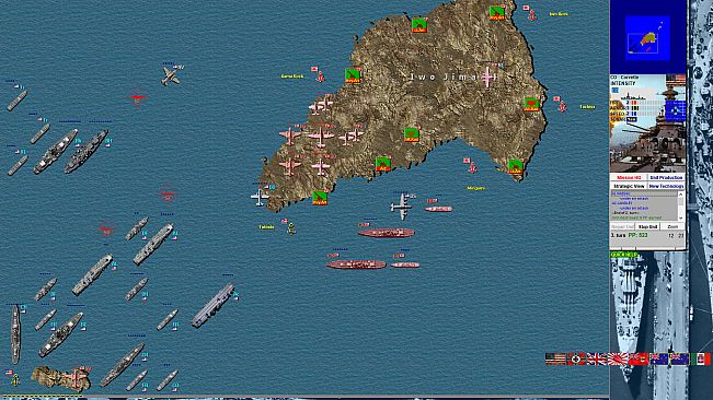 Battleships and Carriers - WW2 Battleship Game