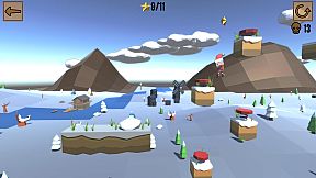 Santa in search of toys