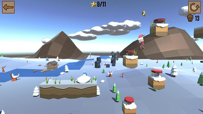 Santa in search of toys