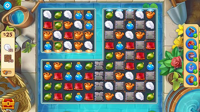 Jewels of Rome: Match-3 Game and City Builder