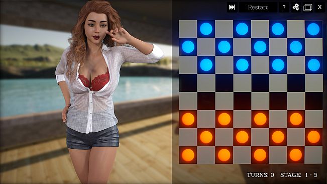 3D Hentai Checkers - Additional Girls 3