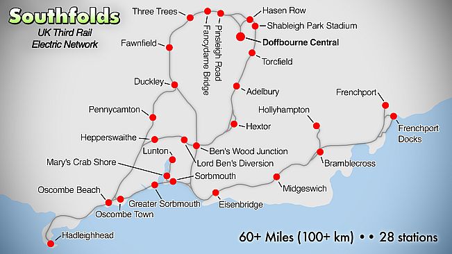 Trainz 2022 DLC - Southfolds - UK Third Rail Electric Network