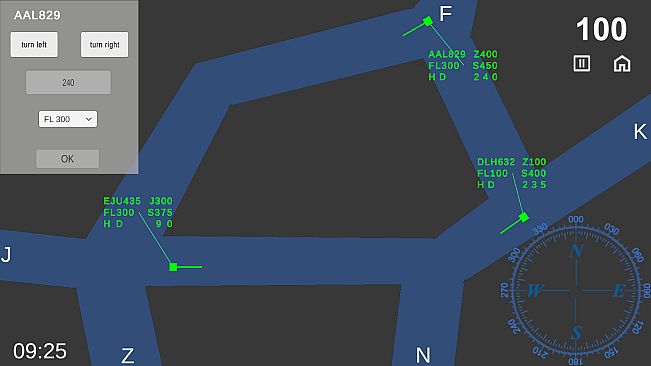 Radar ATC simulator