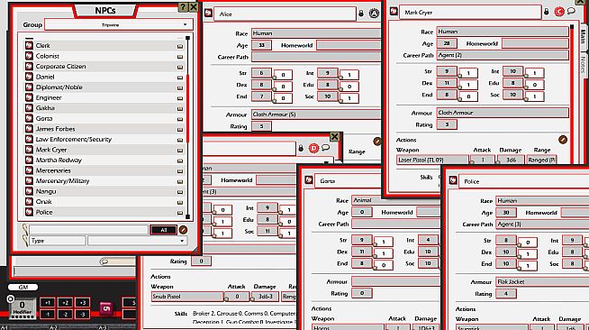 Fantasy Grounds - Tripwire (Mongoose Traveller 1E)
