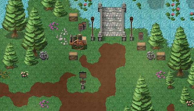 RPG Maker MZ - KR Idyllic Village Tileset