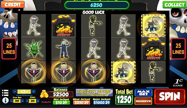 Spooky Spins Remastered - Casino Slot Simulations