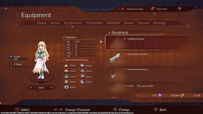 Super Neptunia RPG [Traditional Series] Equipment Set