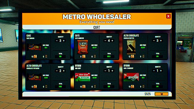 Metro Mini Market Simulator