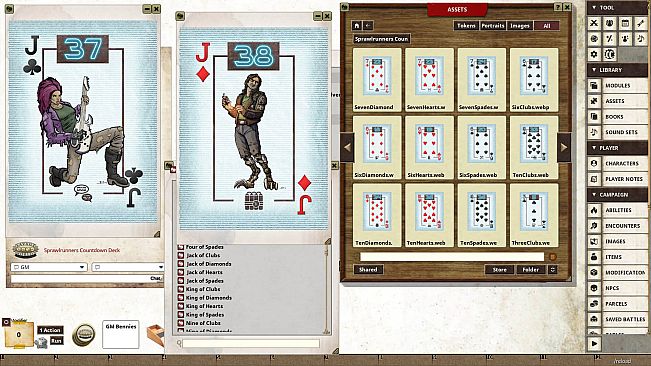 Fantasy Grounds - Sprawlrunners Countdown Deck