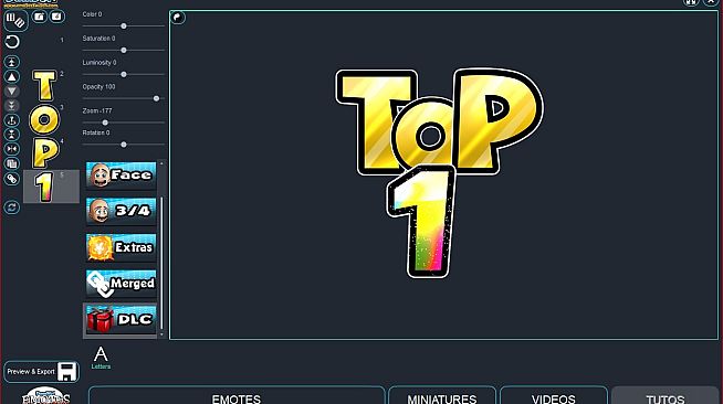 Emotes creator tool - Letters