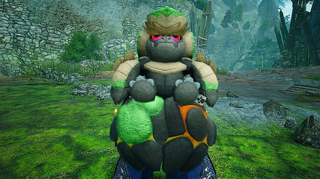 Monster Hunter Rise - "Stuffed Garangolm" Hunter layered weapon (Charge Blade)