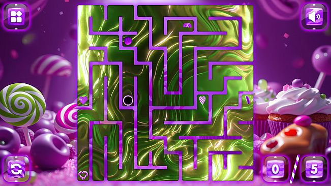Sweetie Candy Maze: Purple Grape