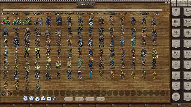 Fantasy Grounds - Hell on Earth Reloaded Figure Flats - Starter (Token Pack)