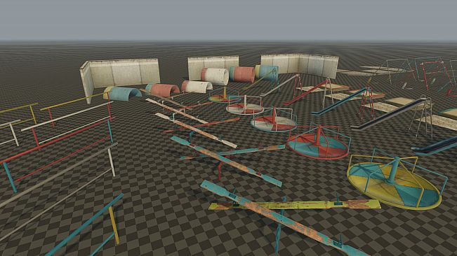 GameGuru MAX Modern Day Mini-Kit - Abandoned Playground