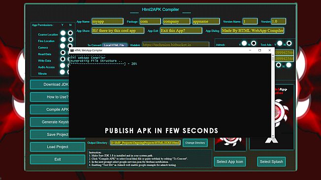 HTML 2 APK Compiler