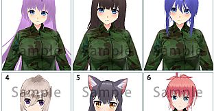 RPG Maker 3D Character Converter - Gee-kun-soft character 14 military uniform 3