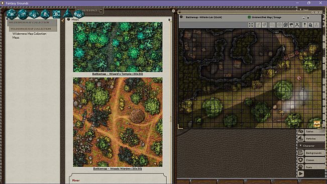 Fantasy Grounds - Wilderness Map Collection