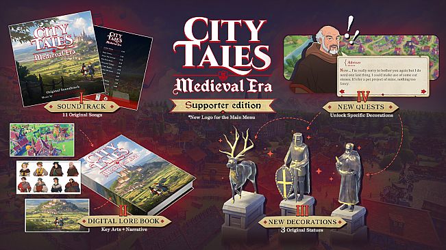 City Tales - Medieval Era - Supporter Pack
