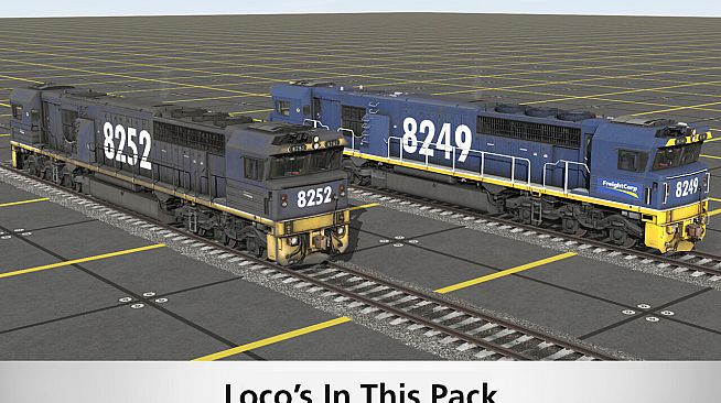 Trainz 2022 DLC - NSW 82 Class Freight Corp, Freight Rail Pack