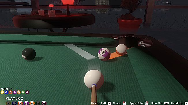 Friends Play Pool
