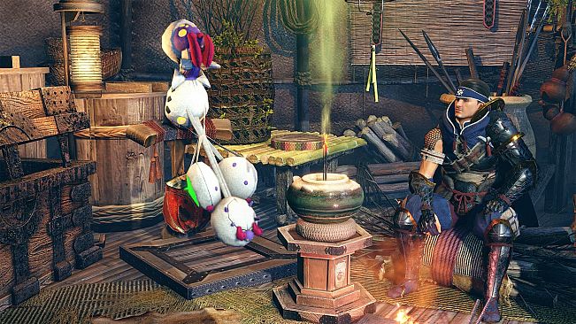 Monster Hunter Rise - "Stuffed Rakna-Kadaki" Hunter layered weapon (Insect Glaive)