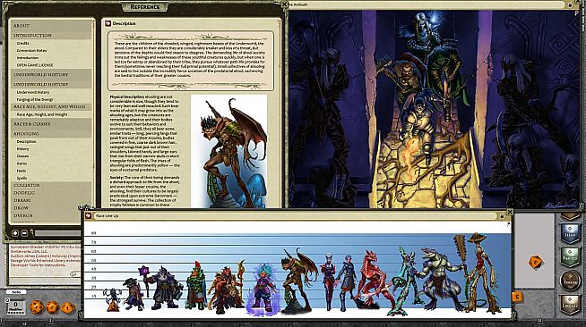 Fantasy Grounds - Underworld Races & Classes (PFRPG)