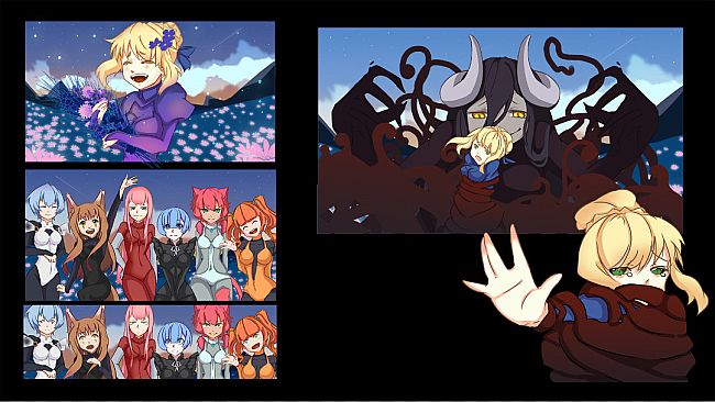 Pretty Girls and Dark Witch. A simple story