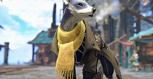 Monster Hunter Rise - "Canyne Fall" Palamute Layered Armor Set