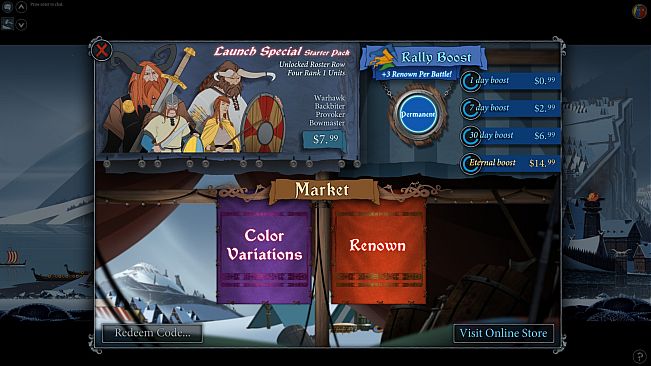 The Banner Saga: Factions - Eternal Renown Boost